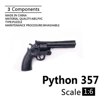 1:6 Cole Python Revolver 357 4D Plastično Pištolo Model za 12