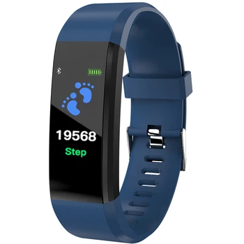 115 PLUS Smart Bluetooth Watch Fitnes Tracker Sport Srčnega utripa, Krvnega Nepremočljiva Žensk, Otrok Zapestnica za Android IOS