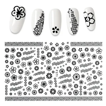 1pc 3D nail nalepke za henna drsnik umetnost za nohte nalepke nalepke DIY polirani dekoracijo