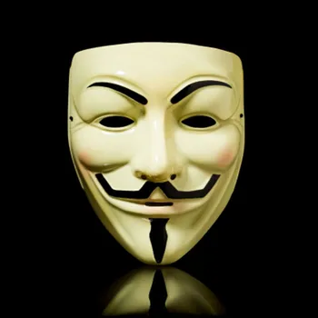 1pcs V for Vendetta Maske za noč Čarovnic Maškarada Strašno Stranka, Cosplay Dobave Kostum Opremo Rekviziti Anonimni Film