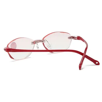 2020 NOVO Ultralahkih Rimless Obravnavi Očala Clear Leče Unisex Anti-Blu-Ray Računalnik Presbyopia Bralci Očala Oculos Feminino