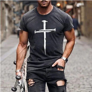 2021, nov izdelek retro slogu moška t-shirt 3d tiskanje krog vratu kratka sleeved poletje trend t-shirt street style