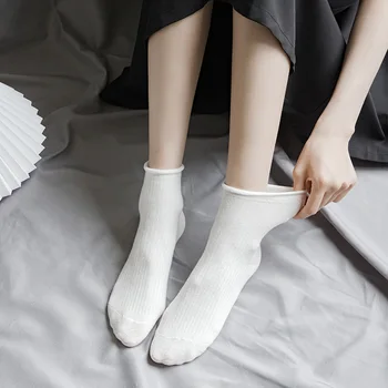 2022 novo ljubka Lolita bele čipke bombažne nogavice ženske diamond jk cev nogavice kawaii obleko vse-tekmo nogavice носки