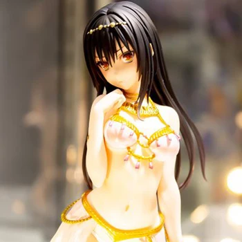 23 cm Anime Ljubezen-Si Yui Kotegawa Akcijska Figura, Gole Noge, Črne Dolge Ravne Lase, spodnje Perilo PVC Zbirk Model Igrača za Darilo