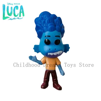 5Pcs/Set Luca Disney Pixar Morju Pošasti Alberto Krajina Akcijska Figura Model Igrača za Otroke 10 cm Anime Slika Lutka Darilo za Rojstni dan