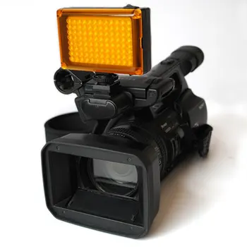 96 LED Kamera Video Lučka Pozornosti prenosni selfie Poudarek fill light z hotshoe za pametni mobilni telefon, fotoaparat