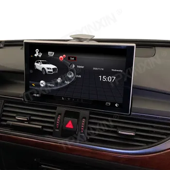 Android 10.0 8 Core 8+128GB Avto Multimedijski Predvajalnik Za Audi A6 A7 2012~2018 Auto GPS Navigacija Zaslon na Dotik