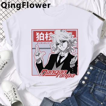 Anime Ouma Kokichi Danganronpa V3 Mikan Tsumiki tshirt vrh tees moški plus velikost ulične tumblr t shirt obleko nekaj oblačil