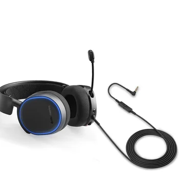 Aux Kabel Zamenjava GameDac Snemljiv Avdio Kabel 5 m za SteelSeries Arctis 3 5 7 Pro + Plus Igre Gaming slušalke Slušalke