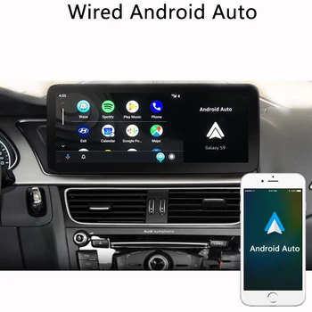 Bonroad Apple Carplay Brezžični Multimedijski Zaslon za Audi A4 / A4L / B8, 2013-2016 Android Vodja Enote