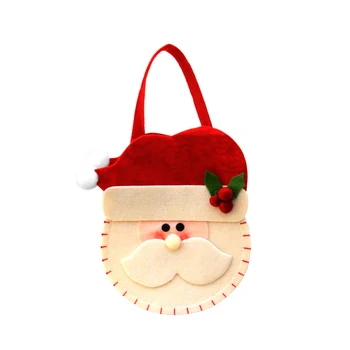 Božič Santa Claus Candy Bag Elk Snežaka Candy Bag Darilo Za Otroke Novo Leto Festival Stranka, Okrasni Material 15x18cm
