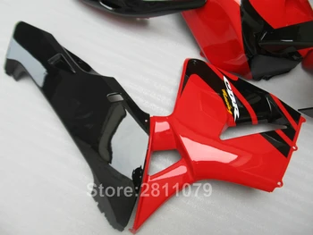 Brizganje ABS plastike oklep komplet za Honda CBR600RR 05 06 rdeča črna fairings nastavite CBR600RR 2005 2006 HN21