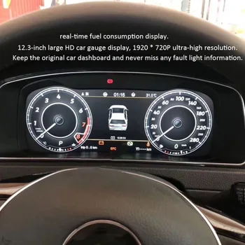 Digitalno nadzorno ploščo Plošča Virtualni Instrument Grozd Kokpitu LCD merilnik Hitrosti za Audi A4L A5 A6L RS5 A7 V7 TT