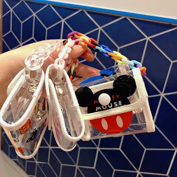 Disney Mickey Mouse Airpods Primeru Fant Dekle Kovanec Torba Mini Torbici Ustvarjalne Risanka Vrečko Za Shranjevanje Polnilnik Podatkovni Kabel, Škatla Za Shranjevanje