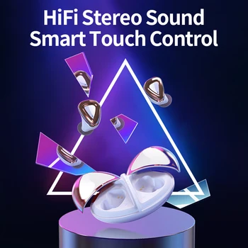 Geinai Pravi Brezžični Bluetooth 5.0 Slušalke TWS v Uho Mini nevidno Slušalke z Mikrofonom IPX7 Nepremočljiva Športne Slušalke