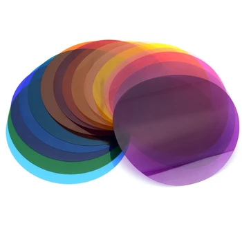 Godox V-11C Barvni Filtri 15 Barve Barvni Učinek Filter Set za Krog Flash Glavo za Godox V1 Bliskavica Speedlite