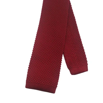 HUISHI Slim moda pletenih vezi za moške Golo Črno, Rdečo kravato Modra Plesti trdne vezi moški