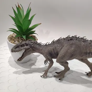 Indominus Rex Dinozaver Model Berserker Rex Igrača Klasične Igrače Za Fante, Otroci, Živali Slika Premično Usta