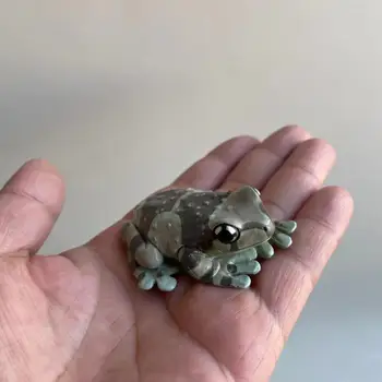 Japonska Uvoz Muzejska Zbirka COLORATA Metulj Družbe Simulacije Žaba Tree Frog Igrača Slika Anti-resnica Statični Model