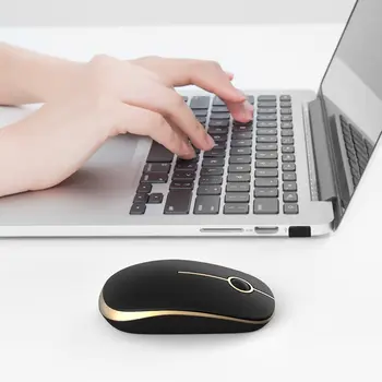Jelly Glavnik 2.4 G Slim Brezžične Miške z Nano Sprejemnik Prenosni Optični Neslišno Miši za Prenosni RAČUNALNIK Prenosni Računalnik MacBook