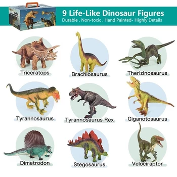 Jurassic Dinozaver Igrače Set Mini 3D Izobraževalne Realne Dinozaver Playset Dejavnost Igra Mat Ustvariti Dino Svet Igrač Otrok