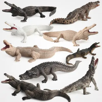 Krokodil Simulacije Divje Živali Model PVC Strani Modela Serije Izobraževalne Igrače, Božično Darilo Za Otroke, Otroci