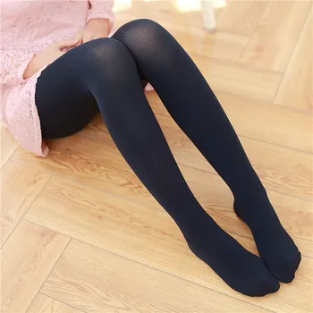 Mah, pantyhose spomladi in jeseni dno hlačne nogavice v debele navpične črte nogavice ženske anti-kavelj žice