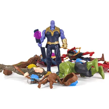 Marvel Avengers Dejanje Igrača Slika Lutke Hulk, Iron Man, Spiderman, Hulk Star Gospod Model Dekoracijo Darilo Otroke, Izobraževalne Igrače