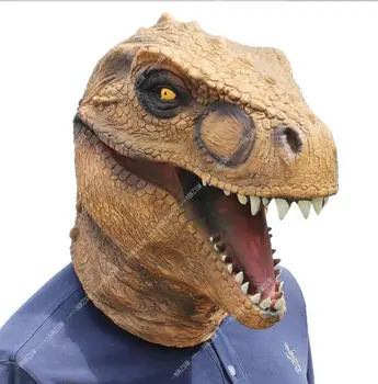 Maska Za Noč Čarovnic Dinozaver Maske Cosplay Masko Odrasle Živali Kostum Potrebščine Za Večer, Stranka, Make Up Igra, Darilo Igrača