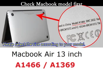 Mehka za Macbook Air 13 A1466 Tipkovnico Pokrov NAS EU Silicij Neprepustna Za Macbook Air 13 tipkovnica Prenosnik Kože Zaščitnik