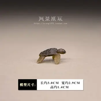 Miniature Morsko Življenje Morskih Želv Model Okraski Ocean Živali Srčkan Mini Tortoise Akvarij Dekoracijo Fish Tank Oprema Igrače