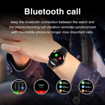 Missgoal 2021 NOVE Pametne Watch Bluetooth Klic Moški Ženske Nepremočljiva Ure Smartwatch Srčnega utripa Za Android Samsung iOS
