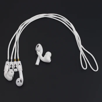 Močno Magnetno Brezžične Slušalke Verige Anti Izgubil pravo Usnje iz Nerjavečega Jekla Slušalke Trak Združljiv z Airpods in Pro