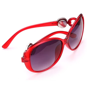 Nova Snap Gumb sončna Očala Moda Ovalne Očala Očala sončna Očala Snap Nakit Fit 18 mm Pripni Gumb za Ženske, Nakit