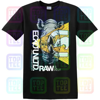 Nove Ulične Ecko_Unltd Raw & Nerezane Rhino Sijoče Črke T-Shirt - B559 Nove Modne Moške, Ženske Velikosti S-3Xl