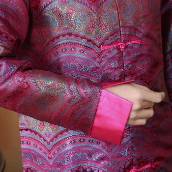 Novo Podaljšali Jakno Plašč Klasične Ženske plašč Orientalske Ženske Vrhnja oblačila Kitajski Poročni Večer Stranka Suknji
