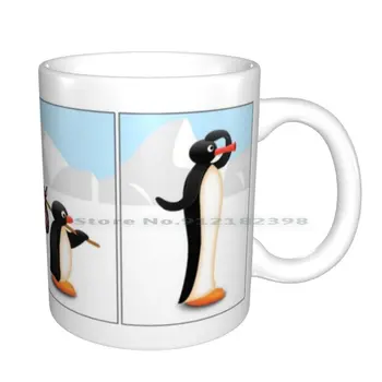 Pingvin Razvoj Keramične Skodelice Kave Skodelice Mleka, Čaja Vrč Trgovina Risanke, Risanke Pingu Pingvini Pingvini Pingvin Živali