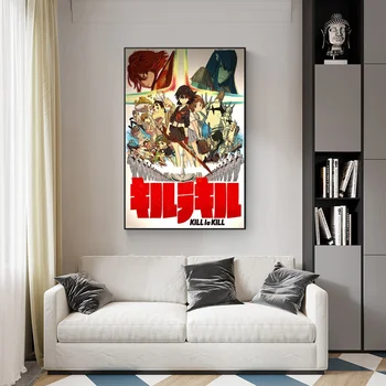 Platno Slike Doma Dekoracijo Slikarstvo Wall Art Ubiti LA Ubiti Anime HD Natisnjeni Nordijska Kreativen Plakat Modularne Za dnevno Sobo