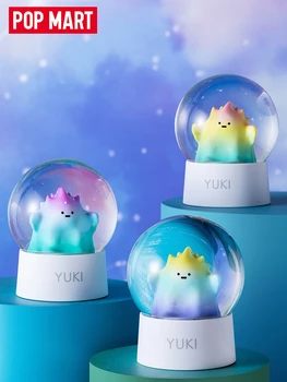Popmart YUKI Slepo Polje Kristalno Kroglo Serije Slika Lutke Zbirka Okrašena Cute Anime Model Igrače Za Odrasle & Otroci