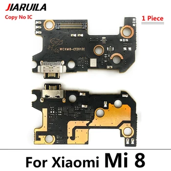 Prvotne Nova Vrata USB Polnilnik Priključek Flex Kabel Za Xiaomi Mi 8 Mp Lite Mi8 Se lite Dock Polnjenje Vrata Odbor
