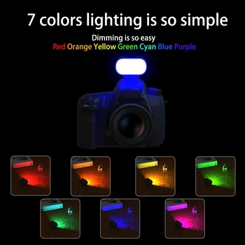PULUZ Živo Video RGB LED Luči Fotografija Lepoto Selfie Fill Light