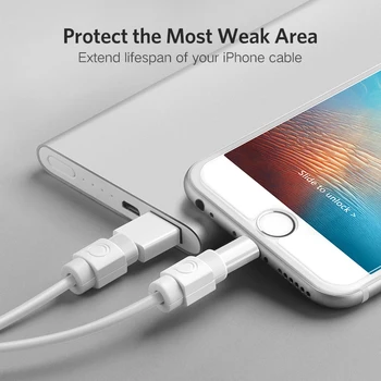 Razhroščevalne simbole USB Kabel, Zaščita Za iPhone 13 12 iPad iPod Zaščitni Kabel USB Kabel Zaščitite Kabel Za iPhone Lightning PVC Žice