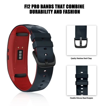Silikonski Watch Band Za Samsung Prestavi Fit 2 Pro Smartwatch Fitnes Zamenjava Zapestje Trakov Za Orodje Fit2 SM-R360 Zapestnica Correa
