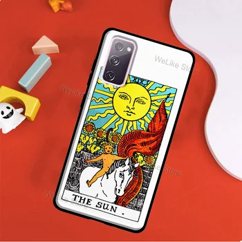 Tarot Kartice Astrologija Sun Moon Ljubimec Za Samsung Galaxy Note 20 Ultra Opomba 10 Plus S20 FE S8 S9 S10 Plus S21 Ultra Primeru Zajema