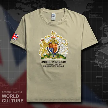 UK Združeno Kraljestvo Velika Britanija moške majice s kratkimi rokavi dresov Britanski narod ekipa bombaža t-srajce oblačila za fitnes vrh države tees 20