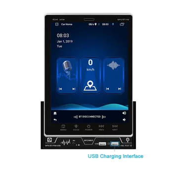 Univerzalni Avtomobilski Stereo sistem 9,5 palca 2 din Android Radio 1+16 G Nastavljiv IPS Zaslon na Dotik BT FM Mirrorlink Avto Video Audio Sistem