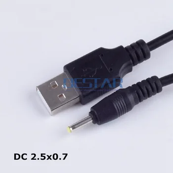 USB 2,5 mm/0.7 mm 5 Volt 2A DC Sod Vtičnica za Napajalni Kabel Tipa H DC USB Podaljšek Kabla 1m 3 metrov Komolec Design
