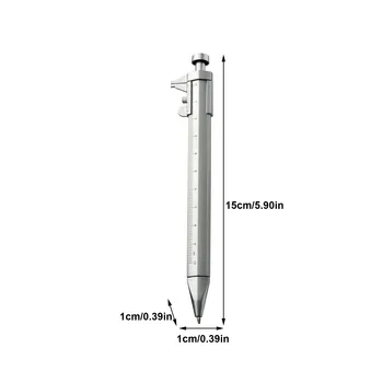 Večfunkcijsko Gel Črnila Pero Vernier Kaliper Roller Ball Pero Tiskovine Kemični Praktični Prenosni ABS