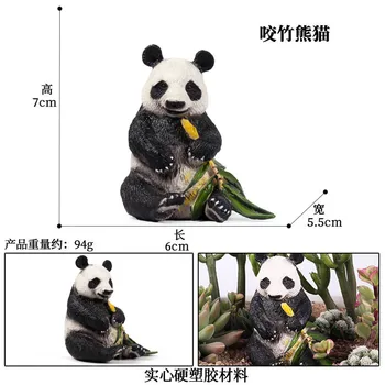 Vroče Simulacije Divje Živali PVC Kitajska Panda Model figuric Zbiranje Miniaturni Spoznavanja Izobraževalne Igrače za Otroke Darilo