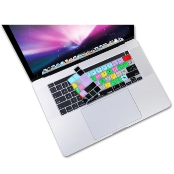 XSKN Photoshop Bližnjice Silikonsko Tipkovnico Pokrov Kože za Novi MacBook Pro 16-inch A2141 z Dotik Bar & Dotik ID NAM Različica